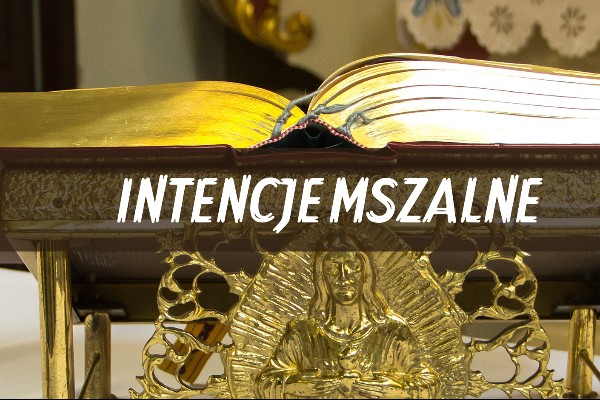 Intencje mszalne 23-30.08.2026